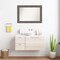 Country Barnwood Non-Beveled Custom Framed Bathroom Vanity Wall Mirror